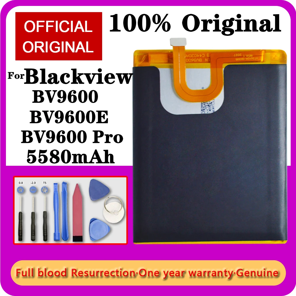 New Original BV9600 Pro BV9600E Battery 6.21inch Blackview BV9600 Pro Mobile Phone Replacement Li-ion Batteries Bateria 5580mAh
New Original BV9600 Pro BV9600E Battery 6.21inch Blackview BV9600 Pro Mobile Phone Replacement Li-ion Batteries Bateria 5580mAh