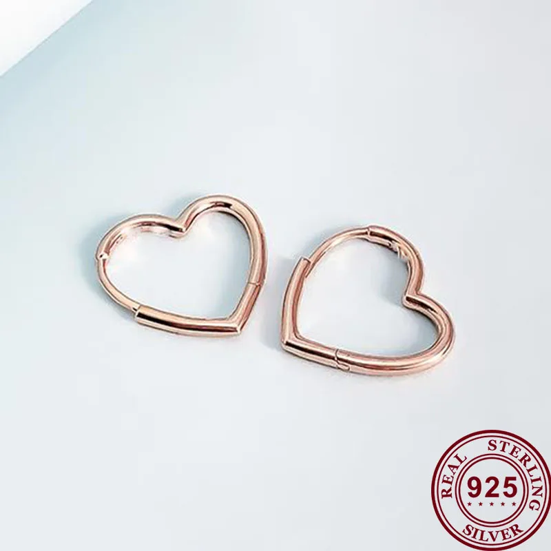 100% 925 серьги Silver Pan Earrings Rose Gold Valentine's Day Simple Love Pan Earrings For Women Wedding Gift Fashion Jewelry
100% 925 серьги Silver Pan Earrings Rose Gold Valentine's Day Simple Love Pan Earrings For Women Wedding Gift Fashion Jewelry