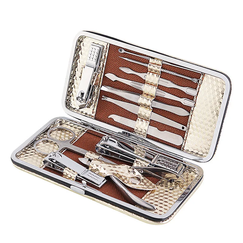 Nail Cuttin Stainless Steel Manicure Implement 12-Piece Set Combination Manicure Tool Kit gel nail polish set colors box 90
Nail Cuttin Stainless Steel Manicure Implement 12-Piece Set Combination Manicure Tool Kit gel nail polish set colors box 90