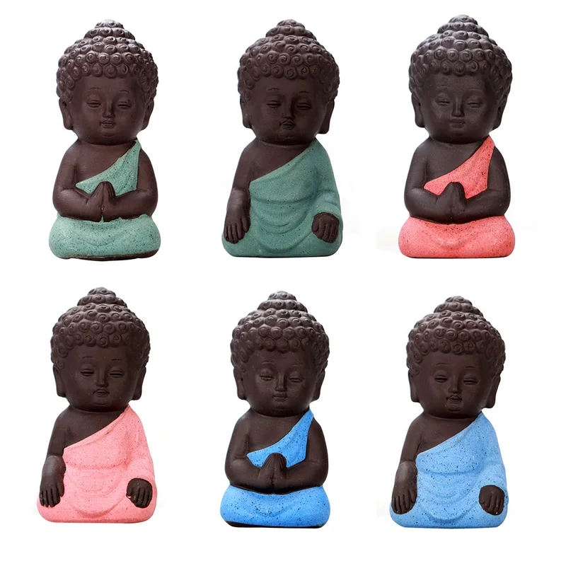 4.9*9.5CM Buddhism Litlle Meditation Monk Small Statues Miniature Craft Buddha Statues Clay Mini Chinese Buddhism Zen Monks
4.9*9.5CM Buddhism Litlle Meditation Monk Small Statues Miniature Craft Buddha Statues Clay Mini Chinese Buddhism Zen Monks