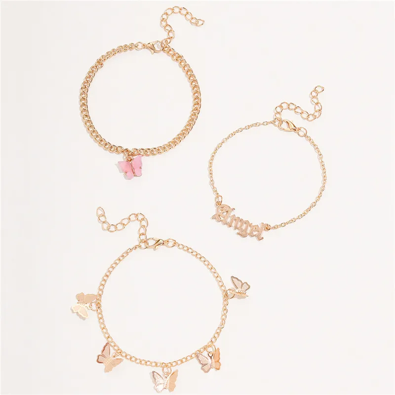 WUKALO Fashion Multilayer Cute Butterfly Anklets for Women Bohemian Simple Anklet Gold Color Chain Ankle Bracelet on Leg 
WUKALO Fashion Multilayer Cute Butterfly Anklets for Women Bohemian Simple Anklet Gold Color Chain Ankle Bracelet on Leg