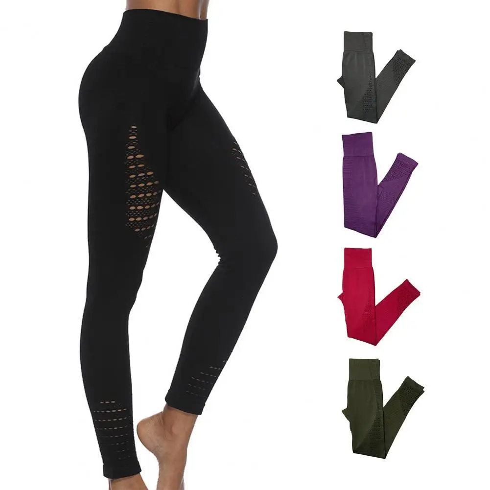 Women's High Waist Seamless Hollow Out Sports Fitness Pants Workout Slimming Solid Leggings For Women
Women's High Waist Seamless Hollow Out Sports Fitness Pants Workout Slimming Solid Leggings For Women