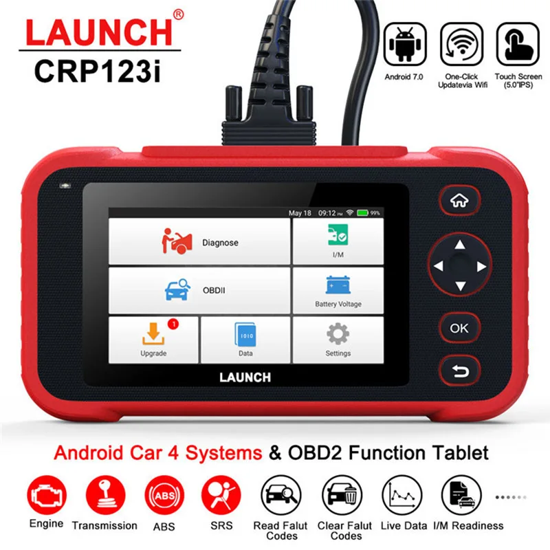 LAUNCH X431 CRP123i OBD2 Diagostic Tools, Авто OBD двигатель ABS Подушка Безопасности SRS, задняя передача, сканер для автомобилей, бесплатное обновление
LAUNCH X431 CRP123i OBD2 Diagostic Tools, Авто OBD двигатель ABS Подушка Безопасности SRS, задняя передача, сканер для автомобилей, бесплатное обновление