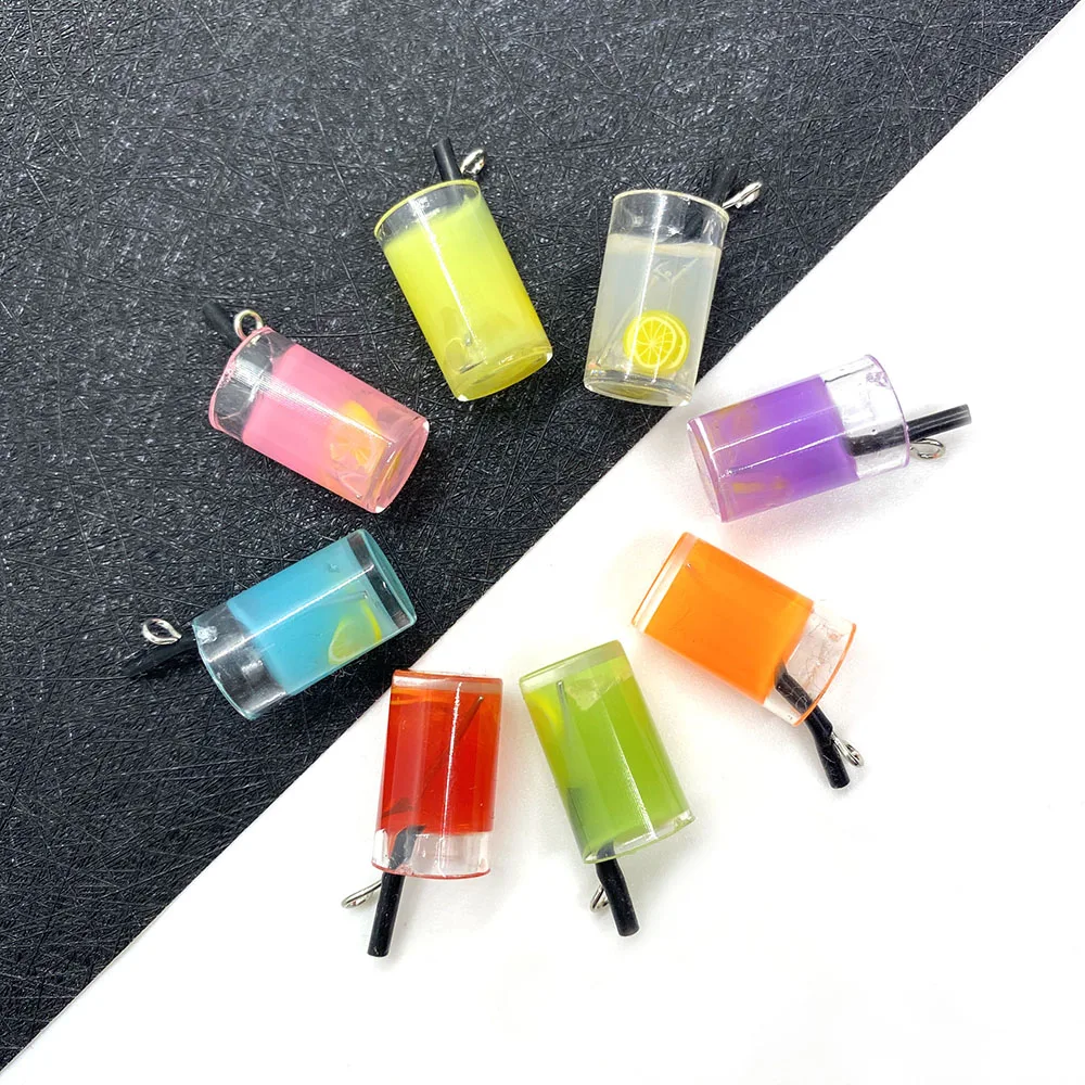 10pcs/pack Candy Mini Drink Bottle Resin Crystal Pendant Used for DIY Jewelry Making, Necklace Pendant, Earring Accessories
10pcs/pack Candy Mini Drink Bottle Resin Crystal Pendant Used for DIY Jewelry Making, Necklace Pendant, Earring Accessories