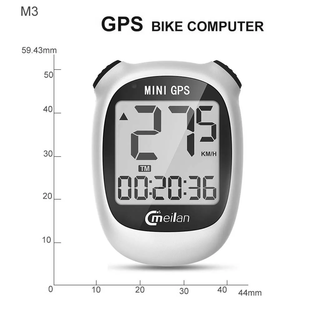 Аккумуляторный велосипедный мини компьютер M3 GPS беспроводной ЖК дисплей