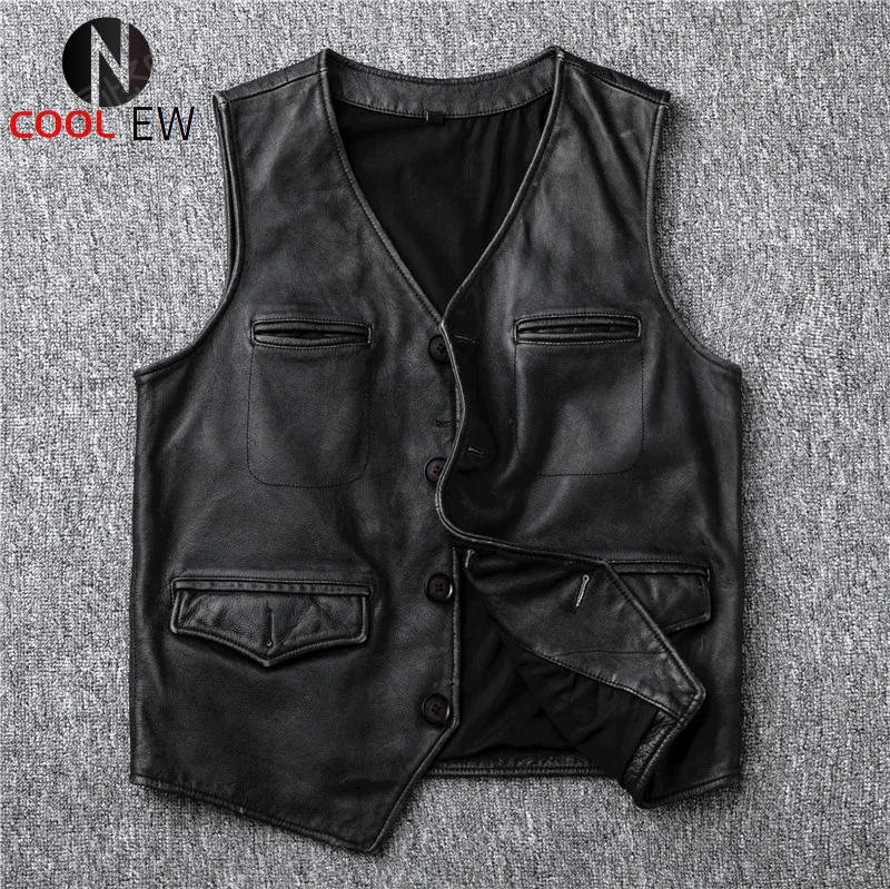 Free shipping.sales.fashion genuine leather vest.100% cowhide coat.slim leather jacket.vintage style short vest
Free shipping.sales.fashion genuine leather vest.100% cowhide coat.slim leather jacket.vintage style short vest