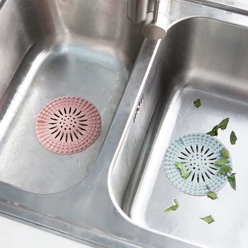 Silicone kitchen sink basket strainer waste plug stopper shower drain filter screen Cover Hair catch Colanders Bathroom Gadgets
Silicone kitchen sink basket strainer waste plug stopper shower drain filter screen Cover Hair catch Colanders Bathroom Gadgets