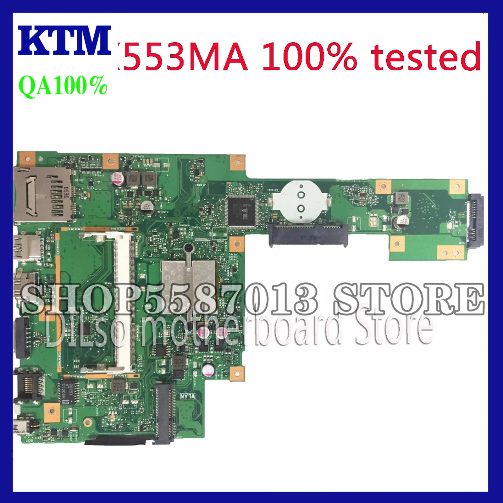 KEFU X553MA For ASUS X553MA X503m F553ma F553m Laptop Motherboard X553MA Mainboard REV2.0 N2840U/N2830U Work 100%
KEFU X553MA For ASUS X553MA X503m F553ma F553m Laptop Motherboard X553MA Mainboard REV2.0 N2840U/N2830U Work 100%