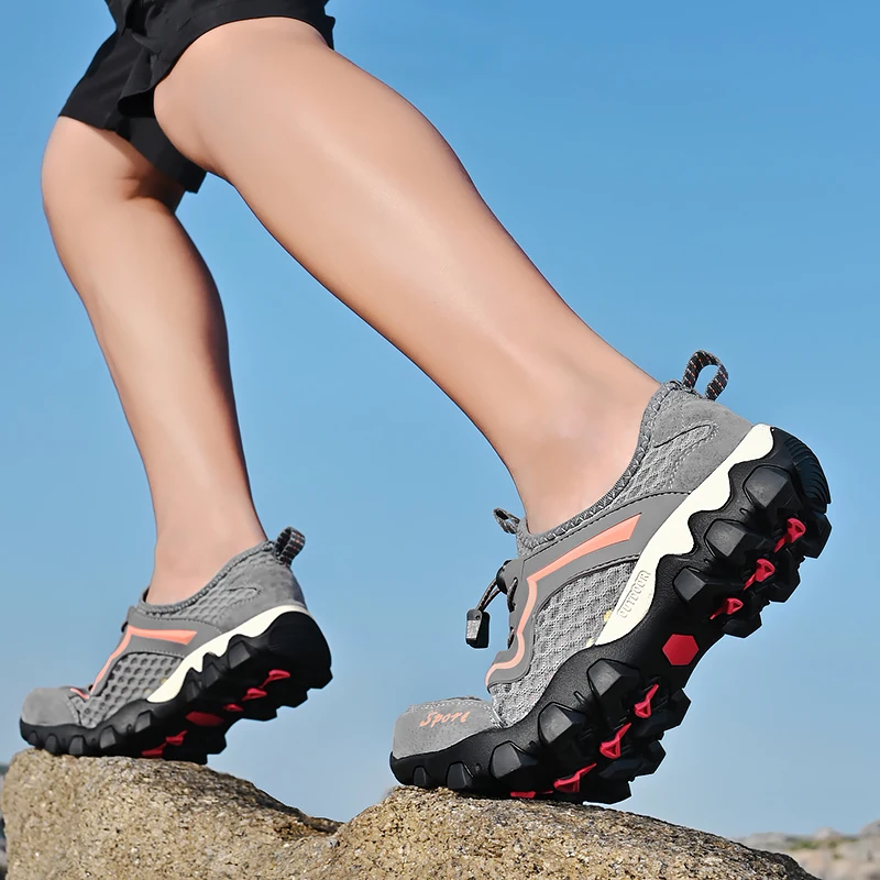 High Quality Upstream Aqua Shoes Men Breathable Air Mesh Fishing Shoes Non Slip Hiking Climbing Shoes Cow Leather Sneakers
High Quality Upstream Aqua Shoes Men Breathable Air Mesh Fishing Shoes Non Slip Hiking Climbing Shoes Cow Leather Sneakers