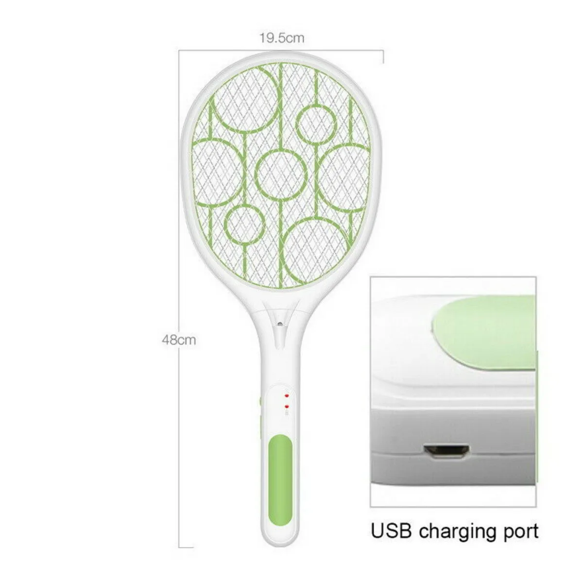 NEW Mosquito Swatter Killer Led Light Tennis Bat Hand-Held Racket Rechargeable Electric Fly Insect Racket Zapper Killer
NEW Mosquito Swatter Killer Led Light Tennis Bat Hand-Held Racket Rechargeable Electric Fly Insect Racket Zapper Killer
