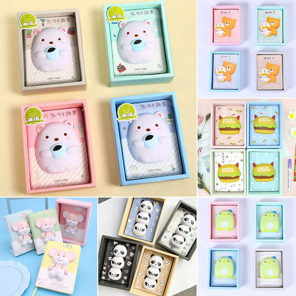 4pcs Slow Rebound Stress Relief Notebook Cute Decompression Notepad Diary Book Planner PR Sale
4pcs Slow Rebound Stress Relief Notebook Cute Decompression Notepad Diary Book Planner PR Sale