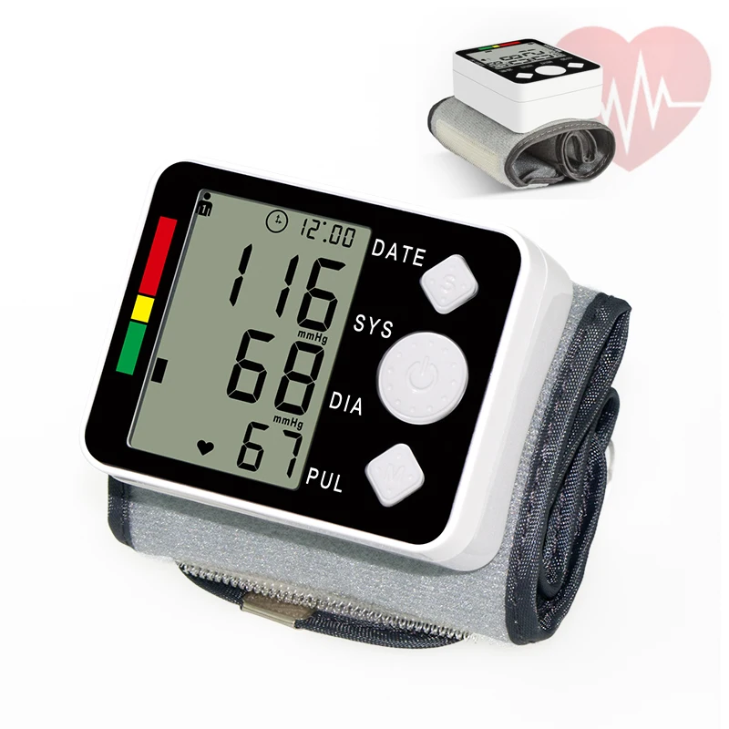 1 Piece Wrist Automatic Blood Pressure Monitor Convenient Home Use Medical Health Machine Highly Accurate Without Voice Version
1 Piece Wrist Automatic Blood Pressure Monitor Convenient Home Use Medical Health Machine Highly Accurate Without Voice Version