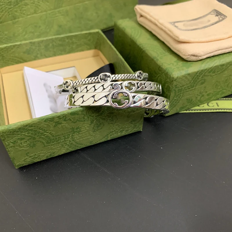 Ag925 Sterling Silver Weave Cuba G Couples The Bracelet Luxury Brand Exquisite Fashion 1:1 Retro Charm Monaco Jewelry Gift
Ag925 Sterling Silver Weave Cuba G Couples The Bracelet Luxury Brand Exquisite Fashion 1:1 Retro Charm Monaco Jewelry Gift