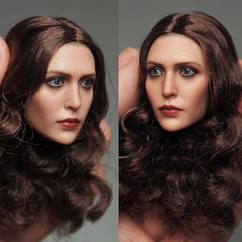 1/6 scale Head Carving Elizabeth Olsen Head sculpt Female Head Carving For 12" HT Figure Body Accessories
1/6 scale Head Carving Elizabeth Olsen Head sculpt Female Head Carving For 12" HT Figure Body Accessories