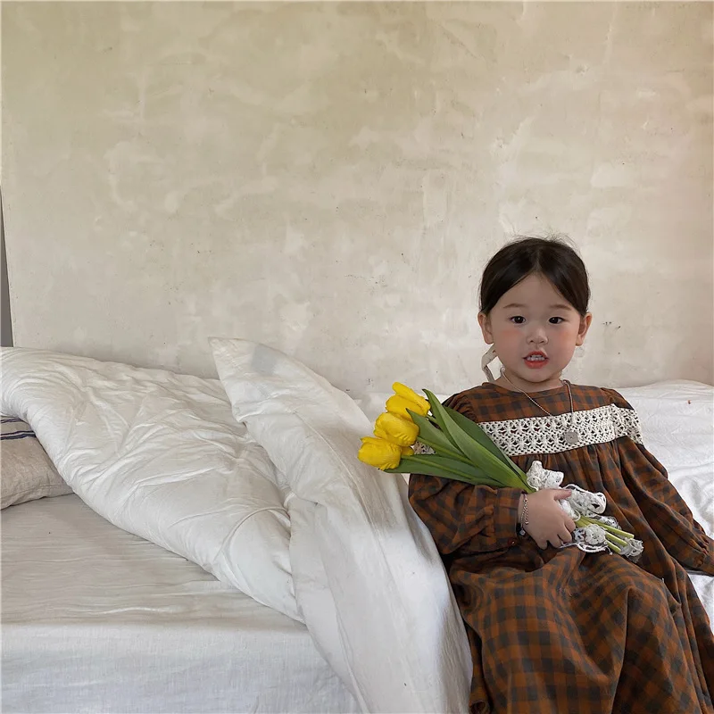 2021 Girls Autumn Dress Children's Round Neck Plaid Long Sleeve Dress Kids Dresses for Girls Children Clothes Girls Fall Clothes
2021 Girls Autumn Dress Children's Round Neck Plaid Long Sleeve Dress Kids Dresses for Girls Children Clothes Girls Fall Clothes