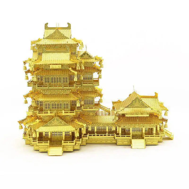 Yuejiang Tower 3D Three-dimensional Metal Puzzle Diy Hand-assembled Model Chinese Ancient Architectural Model
Yuejiang Tower 3D Three-dimensional Metal Puzzle Diy Hand-assembled Model Chinese Ancient Architectural Model
