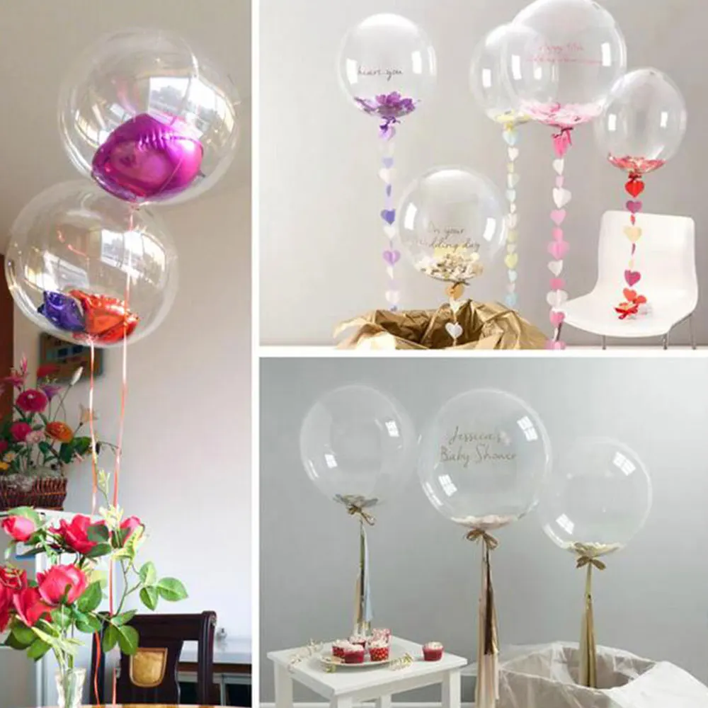 3pcs 24inch Transparente Inflatable Balloons Bachelorette Party Ballon Baby Show Happy Birthday Gift Wedding Decoration Supplies
3pcs 24inch Transparente Inflatable Balloons Bachelorette Party Ballon Baby Show Happy Birthday Gift Wedding Decoration Supplies