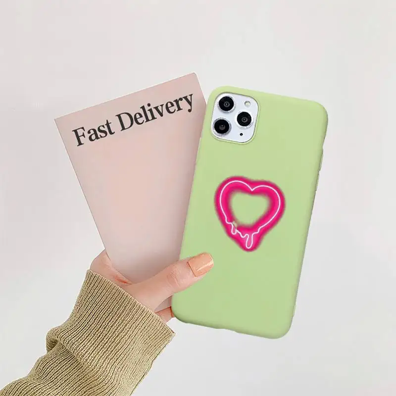 Love Heart Phone Case Candy Color for iPhone 11 12 mini pro XS MAX 8 7 6 6S Plus X SE 2020 XR
Love Heart Phone Case Candy Color for iPhone 11 12 mini pro XS MAX 8 7 6 6S Plus X SE 2020 XR