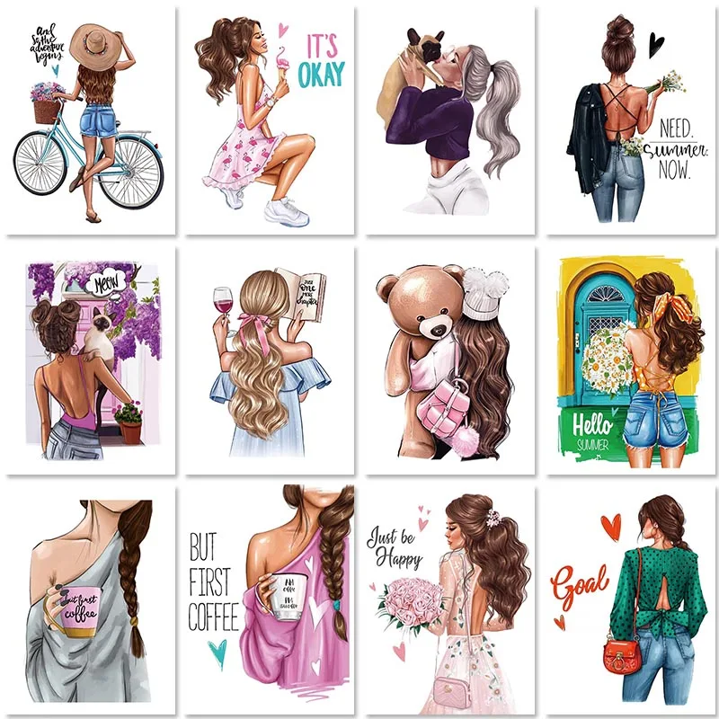 Diamond Painting 5D Diamonds DIY Cartoon Woman Cross Stitch Full Square Drill Embroidery Colorful Handmade Home Room Wall Decor
Diamond Painting 5D Diamonds DIY Cartoon Woman Cross Stitch Full Square Drill Embroidery Colorful Handmade Home Room Wall Decor