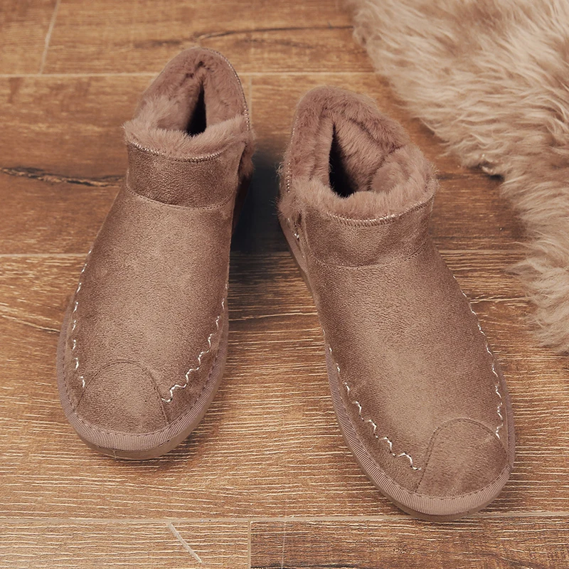 Designer Fur Lined Winter Warm Snow Boots Handmade Shoes For Men Women Home Ankle Slip On Casual Chaussures Hombre
Designer Fur Lined Winter Warm Snow Boots Handmade Shoes For Men Women Home Ankle Slip On Casual Chaussures Hombre