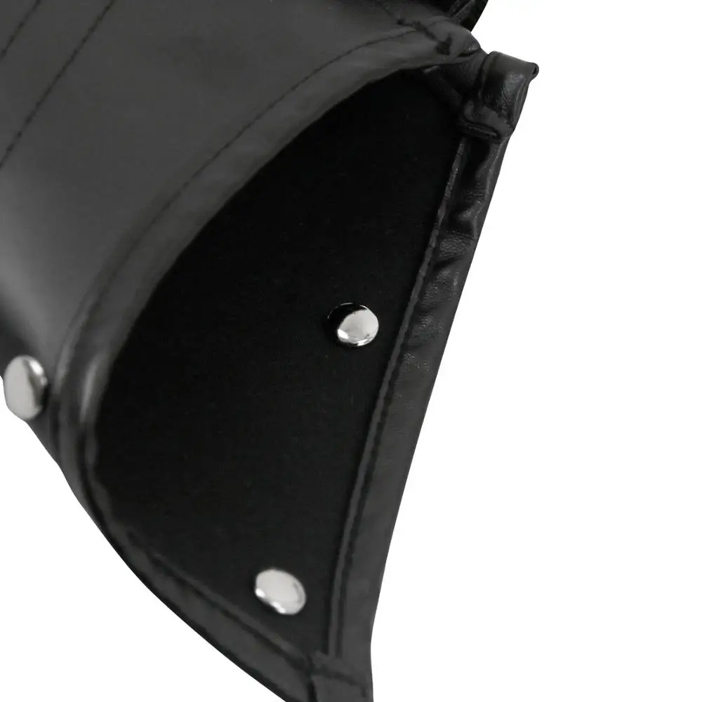 New Women's Steampunk Black Faux Leather Buckles Rivets Armlet One-shoulder Shrug Punk Corset Bustier Accessories Gorset
New Women's Steampunk Black Faux Leather Buckles Rivets Armlet One-shoulder Shrug Punk Corset Bustier Accessories Gorset