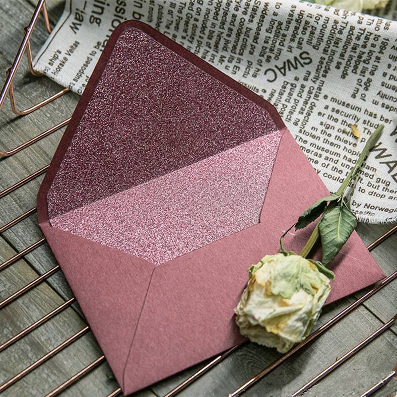 50pcs/lot Wedding Invitation Card Glitter Inner Envelope Simple Envelope Invitation Card Business Invitation Card
50pcs/lot Wedding Invitation Card Glitter Inner Envelope Simple Envelope Invitation Card Business Invitation Card