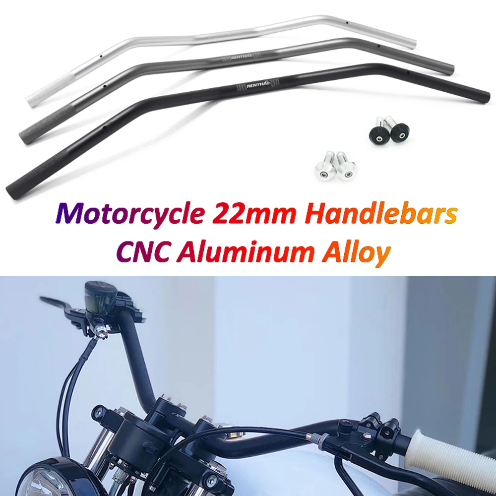 Handle Bars 22mm Motorcycle for Renthal Aluminum Anodizing Steering Wheel Compatible with Cafe Racer Royal Enfield Scrambler
Handle Bars 22mm Motorcycle for Renthal Aluminum Anodizing Steering Wheel Compatible with Cafe Racer Royal Enfield Scrambler