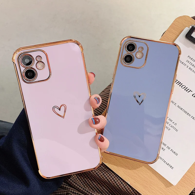 Чехол с гальваническим покрытием для телефона iPhone 11 12 Pro Max X XR Xs Max, мягкий ТПУ чехол карамельных цветов для iPhone 7, 8 Plus, простой, с любовным серд...
Чехол с гальваническим покрытием для телефона iPhone 11 12 Pro Max X XR Xs Max, мягкий ТПУ чехол карамельных цветов для iPhone 7, 8 Plus, простой, с любовным серд...