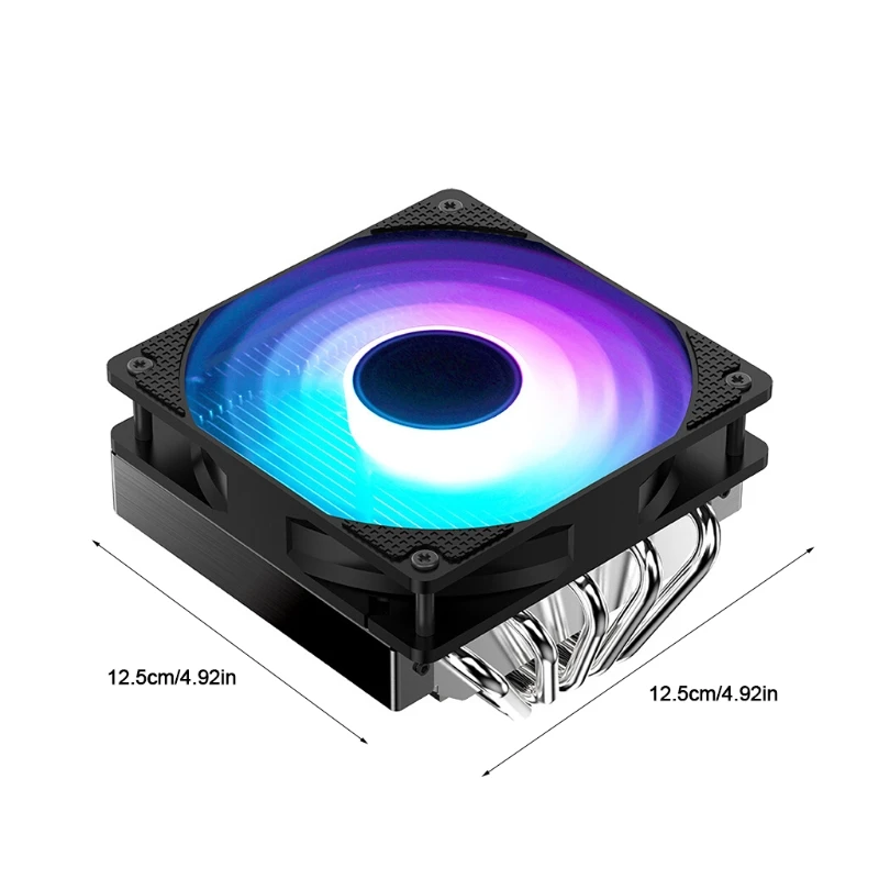 K92C CPU Cooler 120mm Radiator Down-pressure Radiator Thin Five Copper Tube Dazzling RGB Lighting for amd LGA115x
K92C CPU Cooler 120mm Radiator Down-pressure Radiator Thin Five Copper Tube Dazzling RGB Lighting for amd LGA115x