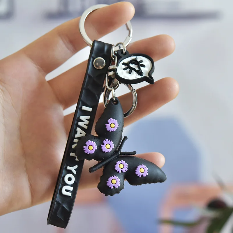 Lovely Butterfly Keychain Cartoon Flying Dream Charm Key Chain Women Girl Bag Pendant Keyring Loves Gifts
Lovely Butterfly Keychain Cartoon Flying Dream Charm Key Chain Women Girl Bag Pendant Keyring Loves Gifts