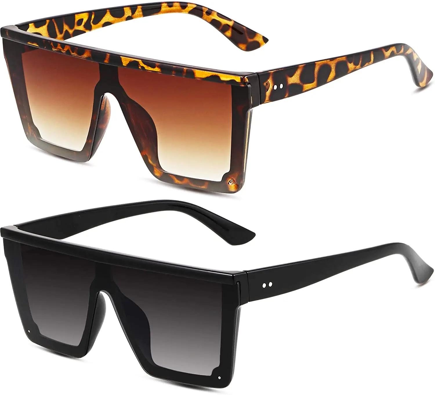 Fashion Oversized Flat Top Sunglasses Siamese Lens Sunglasses Unisex Square Sunglasses Shades for Men Women
Fashion Oversized Flat Top Sunglasses Siamese Lens Sunglasses Unisex Square Sunglasses Shades for Men Women