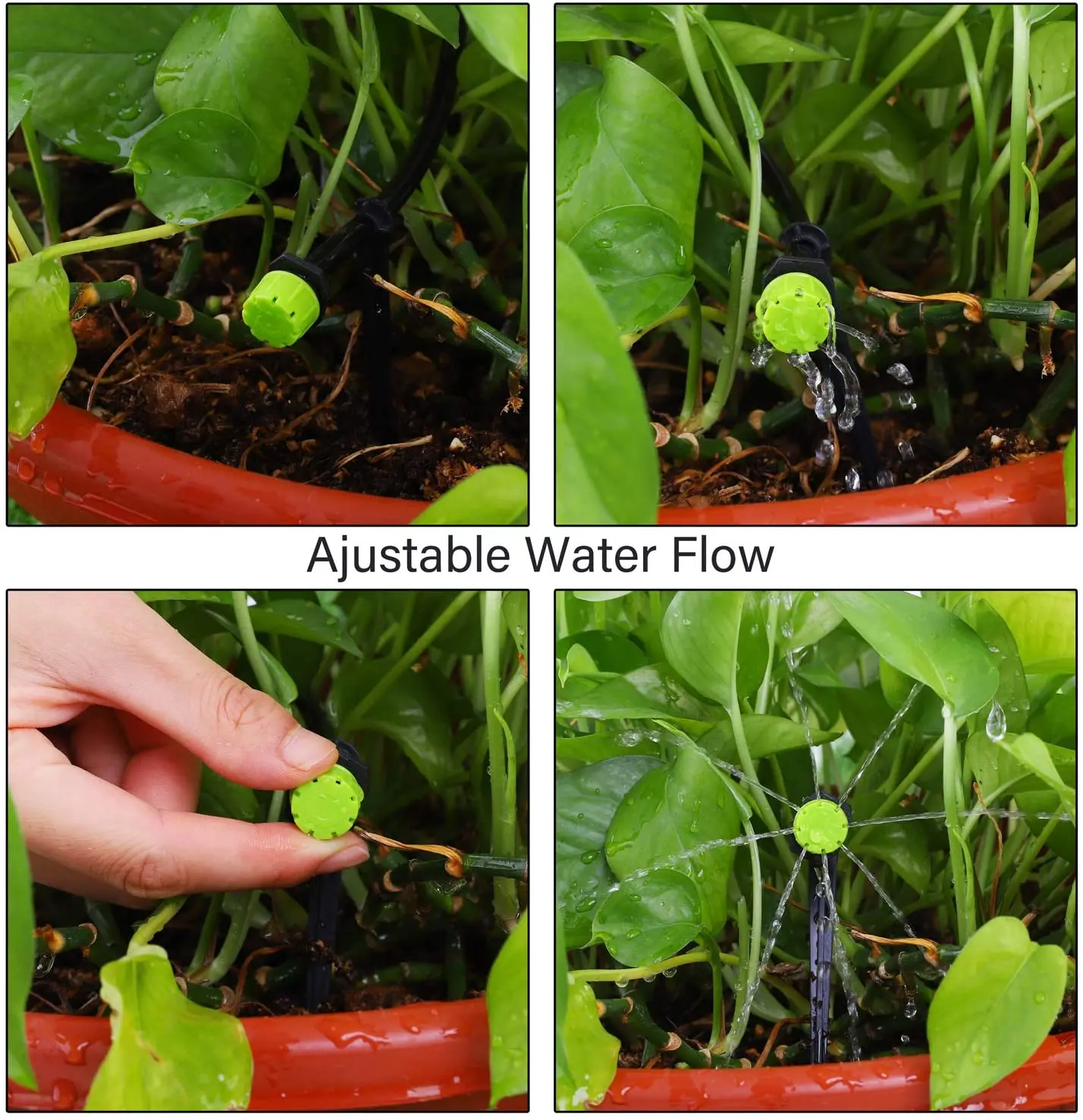 100pcs Adjustable Micro Drip Irrigation System Watering Drippers Sprinklers Anti-clogging Emitter Dripper Green Garden Supplies
100pcs Adjustable Micro Drip Irrigation System Watering Drippers Sprinklers Anti-clogging Emitter Dripper Green Garden Supplies