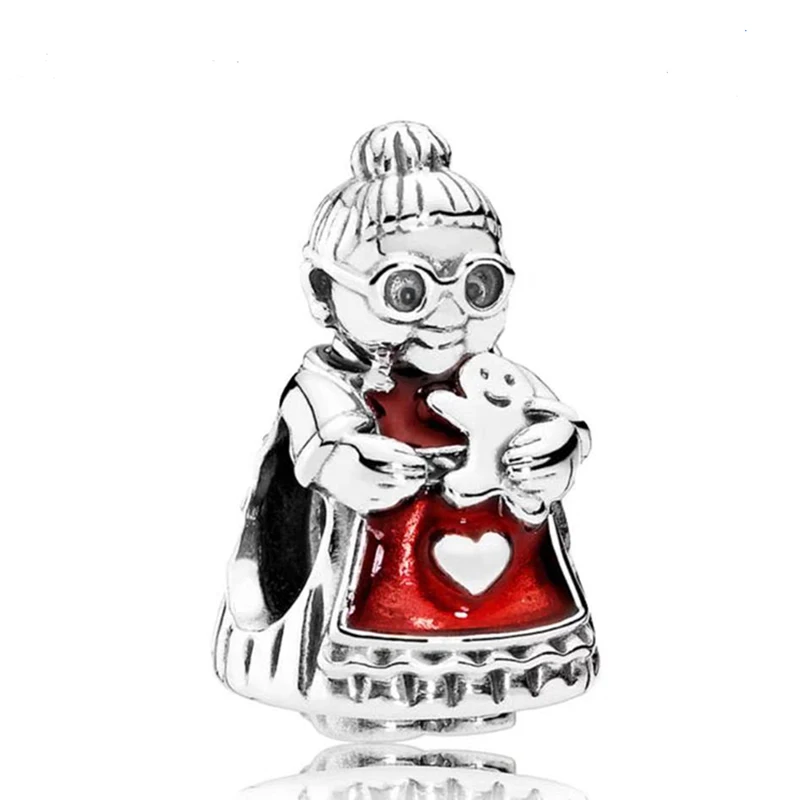 Mrs Claus Charm Beads 100% Real 925 Sterling Silver Mrs Claus Charm Beads Fit Original Bracelet Diy Jewelry
Mrs Claus Charm Beads 100% Real 925 Sterling Silver Mrs Claus Charm Beads Fit Original Bracelet Diy Jewelry