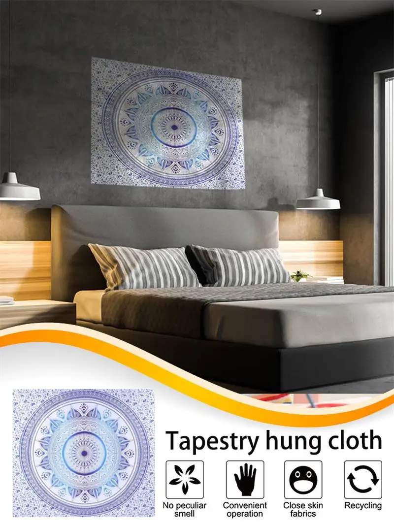 Bohemian Tapestry Wall Art Decor Mandala Printed Beach Towel Multi-purpose Wall Hanging for Home Living Room Bedroom
Bohemian Tapestry Wall Art Decor Mandala Printed Beach Towel Multi-purpose Wall Hanging for Home Living Room Bedroom