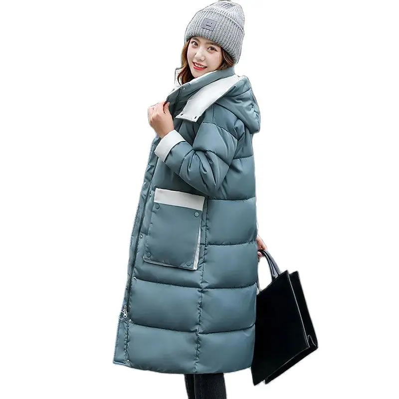 2022 New Color Matching Winter Padded Bread Jackets Woman Parkas Long Jacket Women Fashion Hooded Warm Women's Oversize Jacket
2022 New Color Matching Winter Padded Bread Jackets Woman Parkas Long Jacket Women Fashion Hooded Warm Women's Oversize Jacket