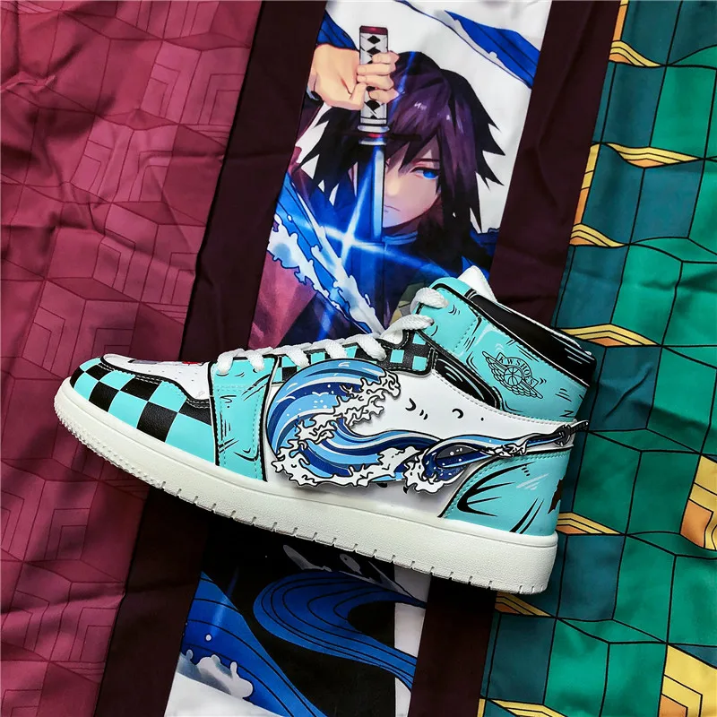 Anime Sneakers Men Kamado Tanjirou 2021 Brand New Cosplay Hip Hop Style Agatsuma Zenitsu Winter High-top Basketball Shoes 35-46
Anime Sneakers Men Kamado Tanjirou 2021 Brand New Cosplay Hip Hop Style Agatsuma Zenitsu Winter High-top Basketball Shoes 35-46