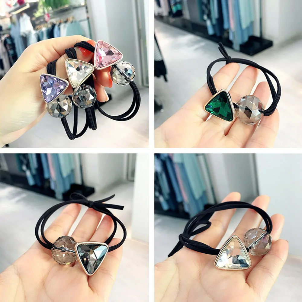 Sweet Crystal Ball Triangle Hair Rope Scrunchies Shiny Geometric Knotted Elastic Rubber Bands Headband Headwear Women Girls
Sweet Crystal Ball Triangle Hair Rope Scrunchies Shiny Geometric Knotted Elastic Rubber Bands Headband Headwear Women Girls