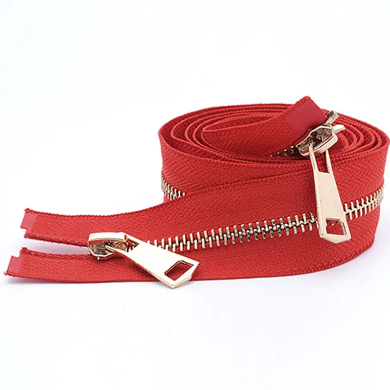1Pc Hot Sold Lightgold Open-end Metal Zippers 120cm Coudre Double Sliders Zipper For Sewing Down Jacket Coat Zips Accessories
1Pc Hot Sold Lightgold Open-end Metal Zippers 120cm Coudre Double Sliders Zipper For Sewing Down Jacket Coat Zips Accessories