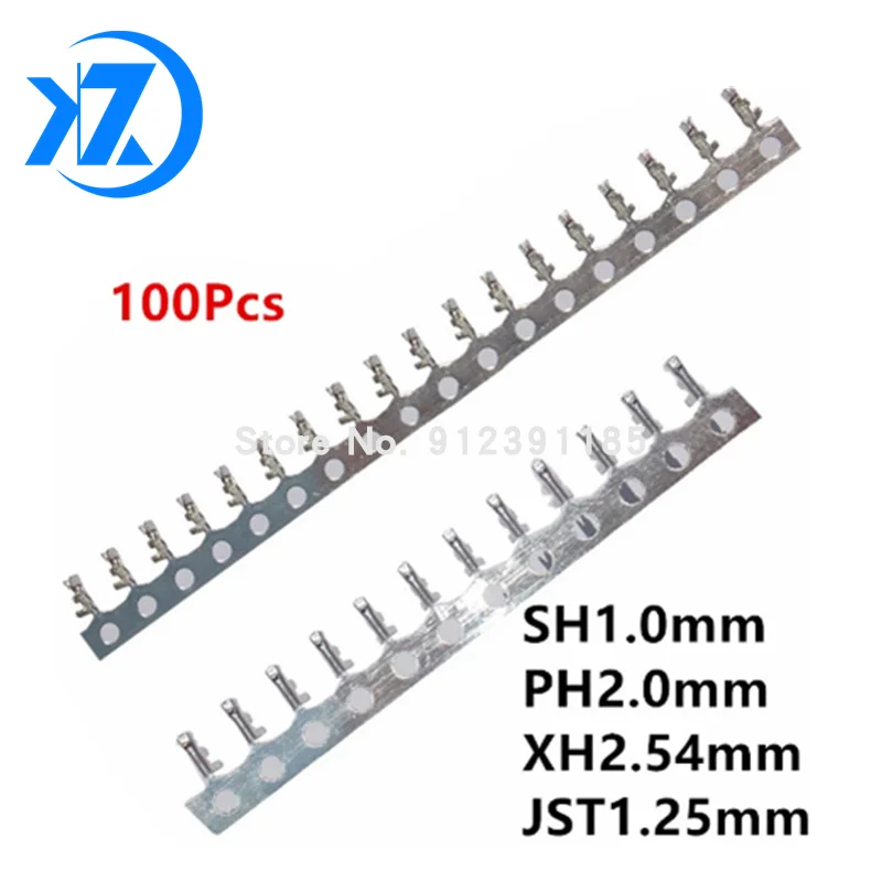 100pcs/LOT SH1.0 JST1.25 PH2.0 XH2.54 mm terminal Wire Cable for Housing 1.0mm 1.25mm 2.0mm 2.54mm Female Male Connector 
100pcs/LOT SH1.0 JST1.25 PH2.0 XH2.54 mm terminal Wire Cable for Housing 1.0mm 1.25mm 2.0mm 2.54mm Female Male Connector