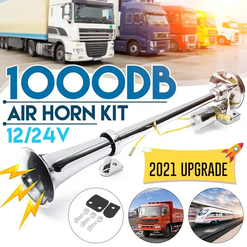 1000DB 12-24V Car Air Horn Tweeter Electric Horn Tubes Air Horn Universal For Automobile Car Train Truck Motorcycle Super Loud
1000DB 12-24V Car Air Horn Tweeter Electric Horn Tubes Air Horn Universal For Automobile Car Train Truck Motorcycle Super Loud