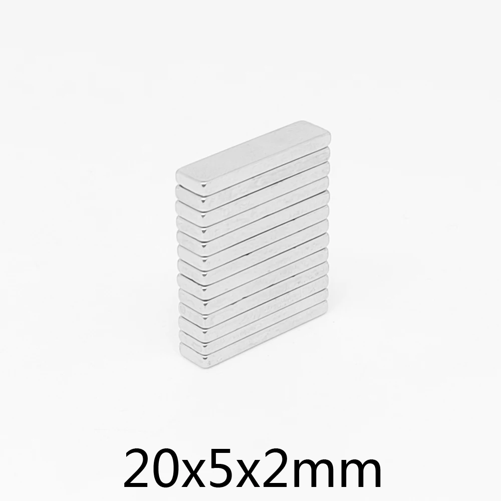 20~300PCS 20x5x2 mm Block Strong Magnetic Magnets 20mm*5mm*2mm Rectangular Permanent Neodymium Magnet 20*5*2 mm N35 20x5x2mm
20~300PCS 20x5x2 mm Block Strong Magnetic Magnets 20mm*5mm*2mm Rectangular Permanent Neodymium Magnet 20*5*2 mm N35 20x5x2mm