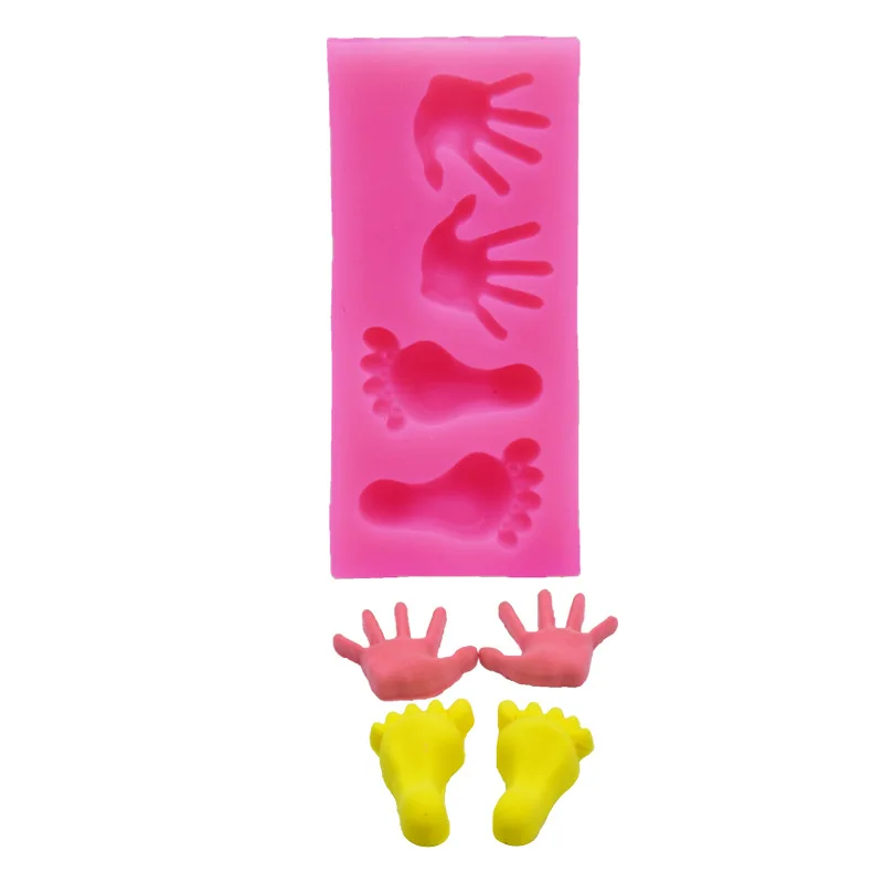 1pc 3D kawaii baby feet hand mold fondant cake decoration tools DIY sugar craft chocolate mold soap mold baking tray
1pc 3D kawaii baby feet hand mold fondant cake decoration tools DIY sugar craft chocolate mold soap mold baking tray