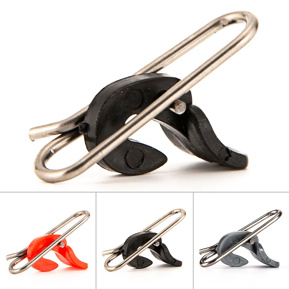 10pcs Fishing Bait Clips / Hook Bait Release Clip Sea Fishing Accessories PE+Stainless Steel Fishing Bait Connector
10pcs Fishing Bait Clips / Hook Bait Release Clip Sea Fishing Accessories PE+Stainless Steel Fishing Bait Connector