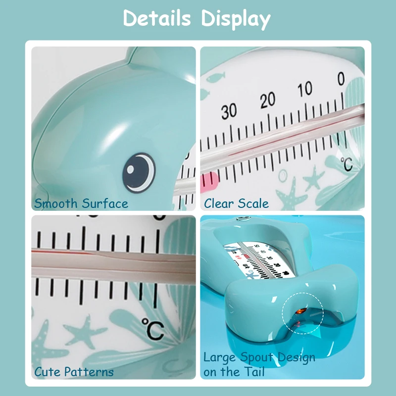 Beiens Water Thermometer for Baby Bath Thermometer Floating Fish Shape Kids Water Temperature Sensor with Scale Newborn Care
Beiens Water Thermometer for Baby Bath Thermometer Floating Fish Shape Kids Water Temperature Sensor with Scale Newborn Care