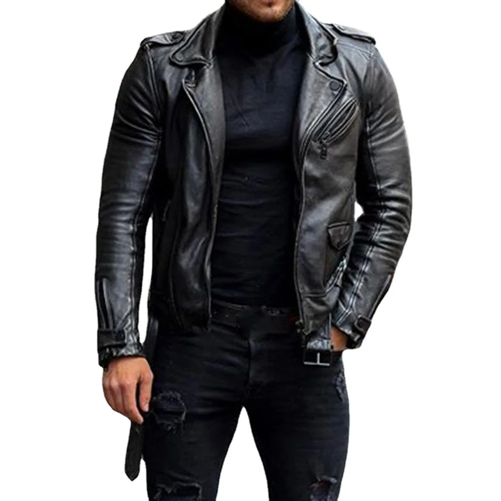 Men's leather clothing 2021 spring and autumn new slim locomotive clothing retro pu leather jacket
Men's leather clothing 2021 spring and autumn new slim locomotive clothing retro pu leather jacket