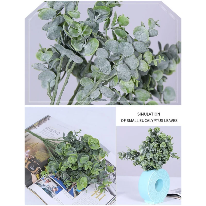 Artificial Eucalyptus Willow Leaves Garland Wedding Greenery Home Decoration Artificial Plants DIY Bridal Bouquet Wreath6
Artificial Eucalyptus Willow Leaves Garland Wedding Greenery Home Decoration Artificial Plants DIY Bridal Bouquet Wreath6