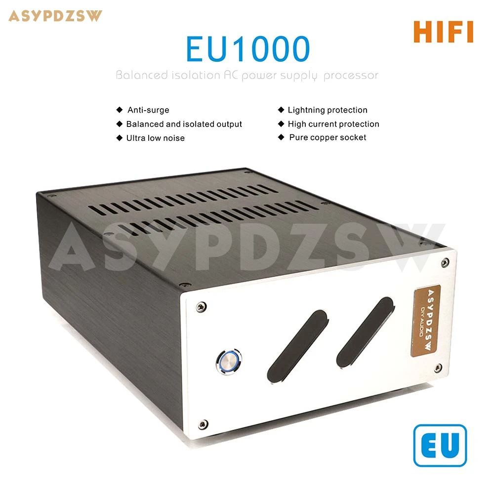 EU1000 EU Socket HIFI 1000VA Toroidal Balanced isolation transformer 1000W AC Power supply processor
EU1000 EU Socket HIFI 1000VA Toroidal Balanced isolation transformer 1000W AC Power supply processor