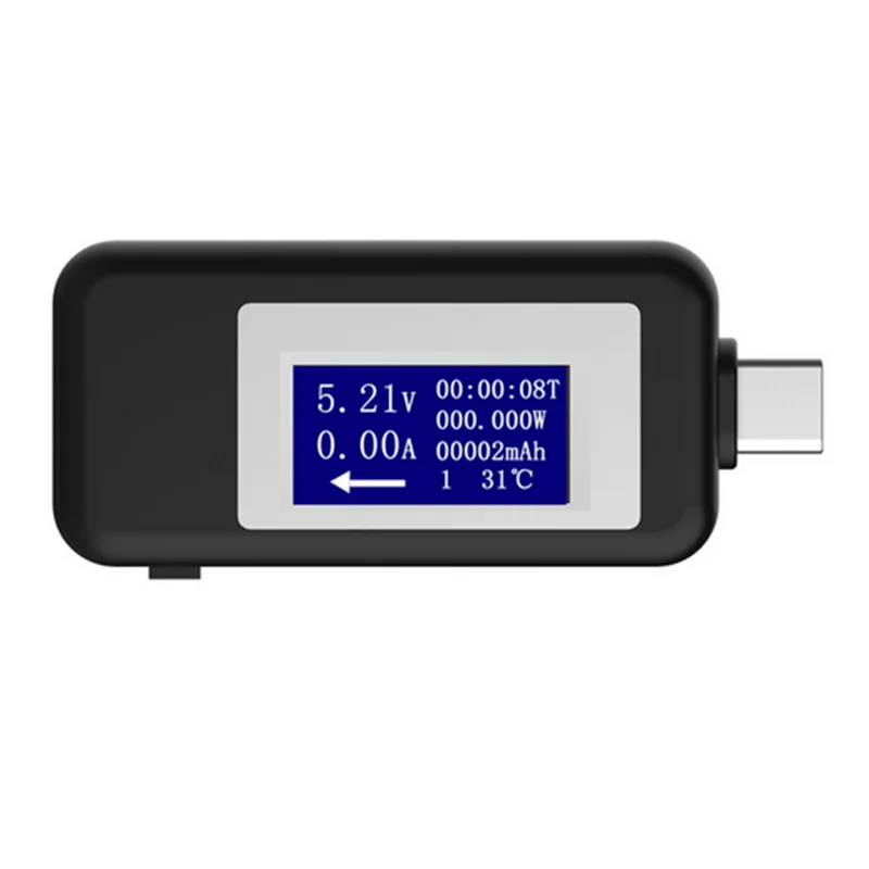 Новый USB тип-c тестер интерфейса измеритель напряжения тока портативный вольтметр заряда цифровой дисплей Амперметр мощность умный детекто...
Новый USB тип-c тестер интерфейса измеритель напряжения тока портативный вольтметр заряда цифровой дисплей Амперметр мощность умный детекто...