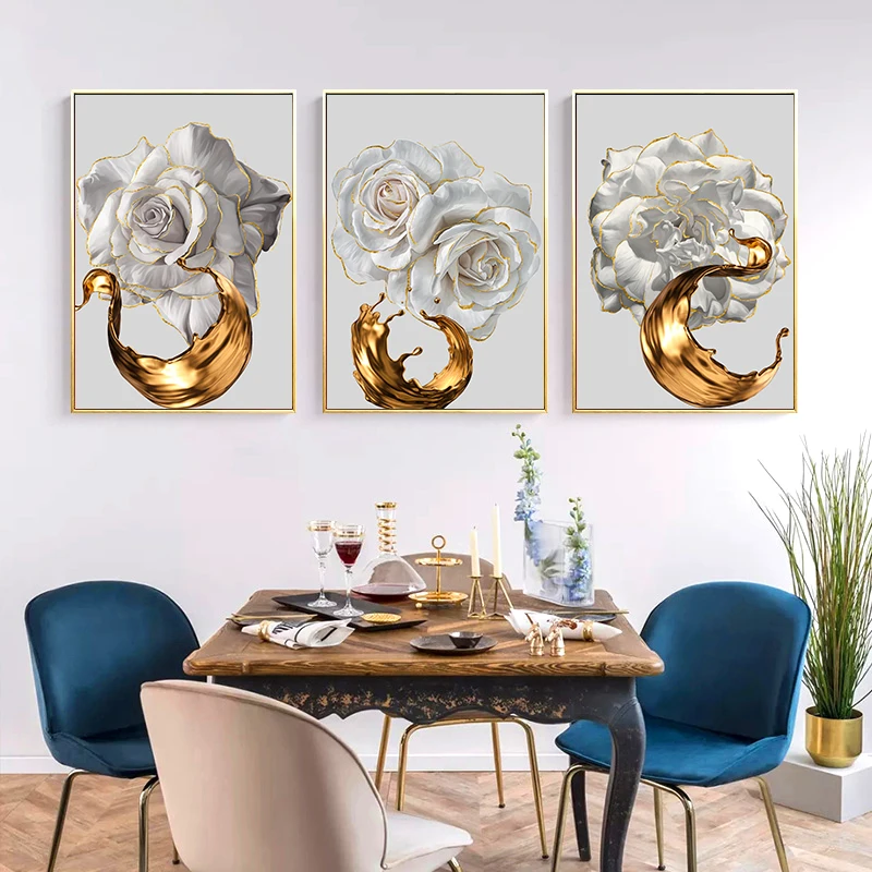 Modern Abstract White Flower Painting on Canvas Nordic Wall Art Posters and Prints Wall Pictures for Living Room Home Decoration
Modern Abstract White Flower Painting on Canvas Nordic Wall Art Posters and Prints Wall Pictures for Living Room Home Decoration
