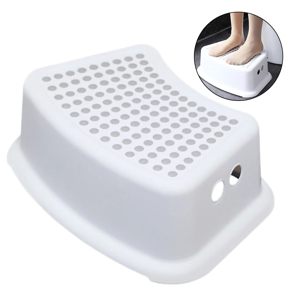 Anti Step Stool Children Bathroom Foot Stool Bath Toilet Stool for Home (White)
Anti Step Stool Children Bathroom Foot Stool Bath Toilet Stool for Home (White)